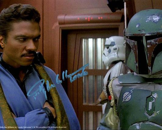 Billy Dee Williams "Star Wars The Empire Strikes Back" signed 8x10 photo