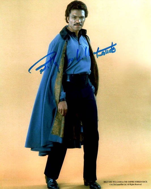 Billy Dee Williams "Star Wars The Empire Strikes Back" signed 8x10 photo