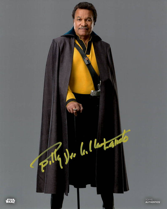 Billy Dee Williams "Star Wars Rise of Skywalker" signed 8x10 photo