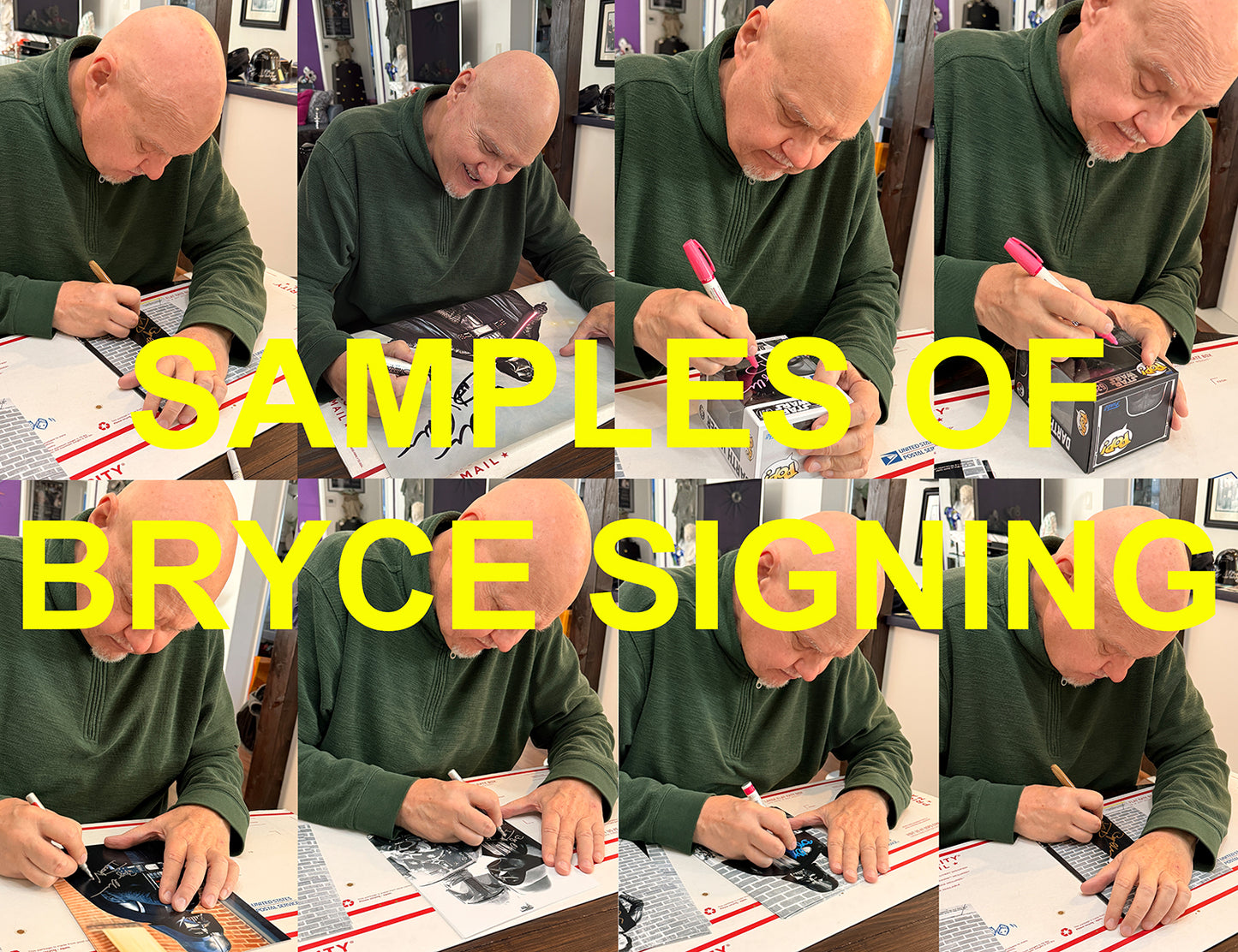 Bryce Eller "Star Wars Darth Vader" signed Funko POP! #597