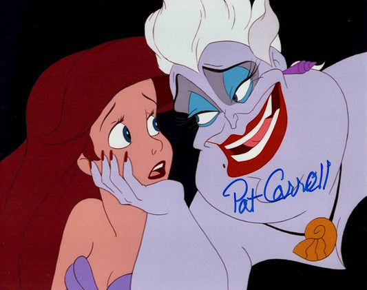 Pat Carroll "The Little Mermaid" signed 8x10 photo