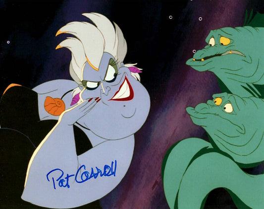 Pat Carroll "The Little Mermaid" signed 8x10 photo