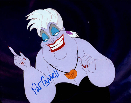 Pat Carroll "The Little Mermaid" signed 8x10 photo