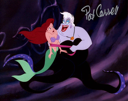 Pat Carroll "The Little Mermaid" signed 8x10 photo