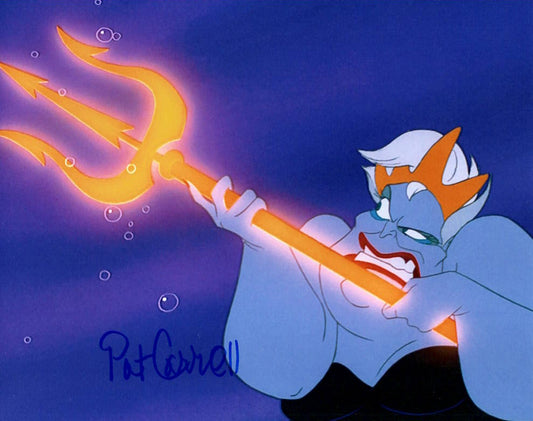 Pat Carroll "The Little Mermaid" signed 8x10 photo