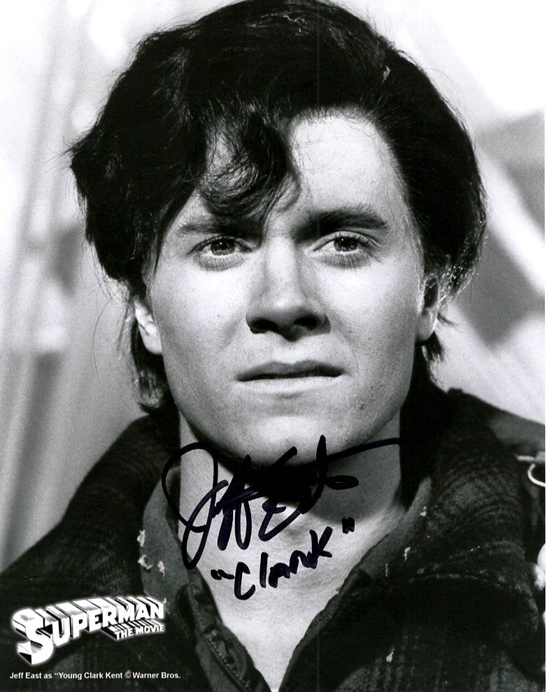 Jeff East "SUPERMAN The Movie" signed 8x10 photo