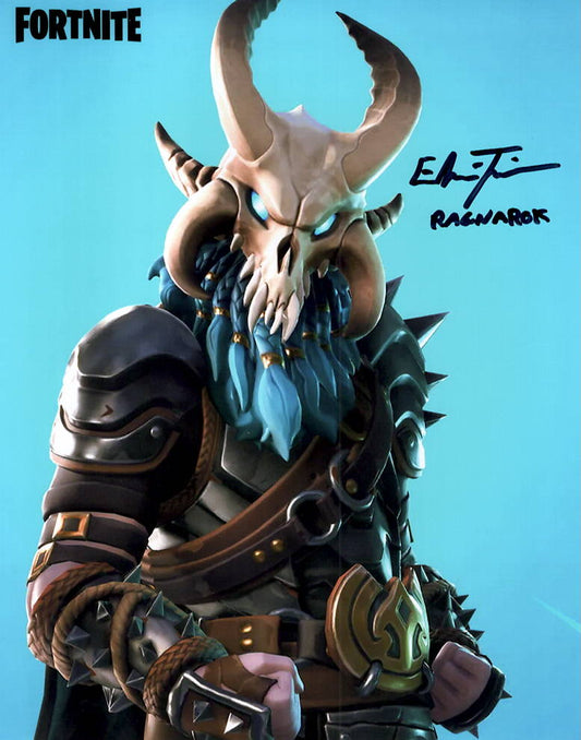 Elias Toufexis "Fortnite" signed 8x10 photo