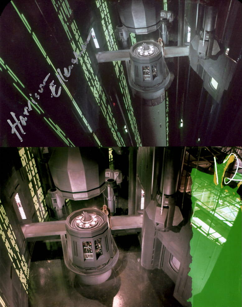 Harrison Ellenshaw "Star Wars A New Hope" signed 8x10 photo