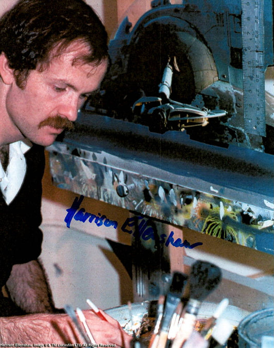Harrison Ellenshaw "Star Wars The Empire Strikes Back" signed 8x10 photo