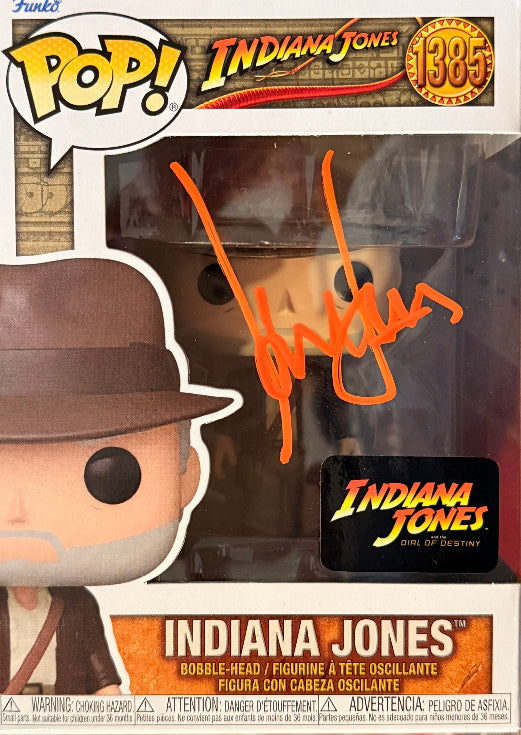 Harrison Ford "Indiana Jones Dial of Destiny" signed FUNKO POP #1385
