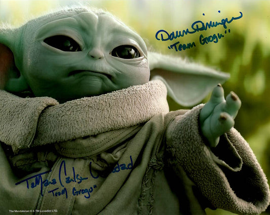 TaMara Carlson Woodard & Dawn Dininger "Star Wars The Mandalorian" dual signed 8x10 photo