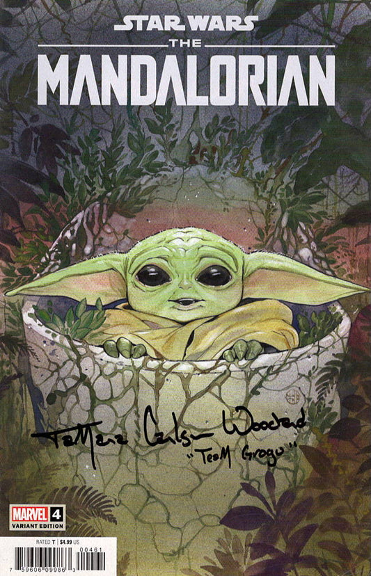 TaMara Carlson Woodard "Star Wars The Mandalorian" signed comic book variant cover