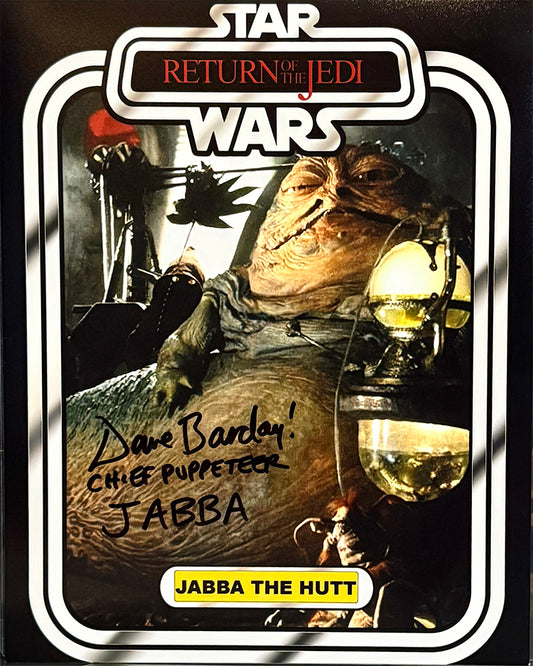 Dave Barclay "Star Wars Return of the Jedi" signed 8x10 photo