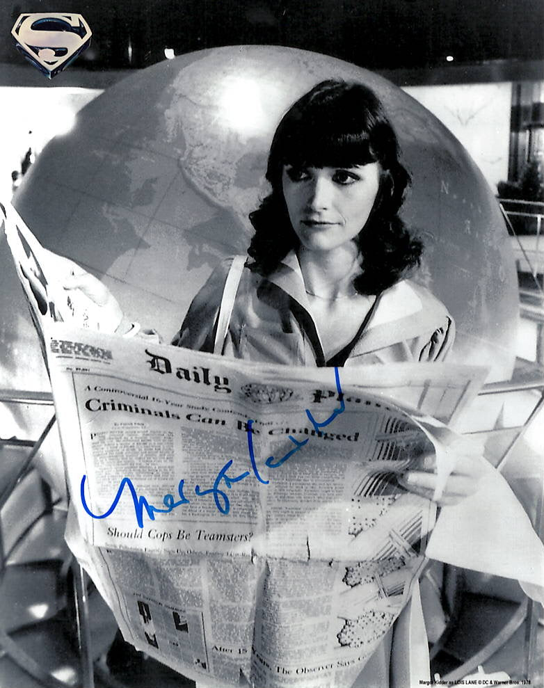 Margot Kidder "SUPERMAN The Movie" signed 8x10 photo