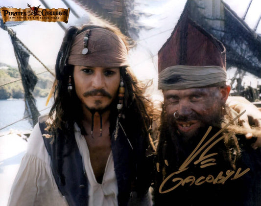 Vince Lozano "Pirates of the Caribbean" signed 8x10 photo