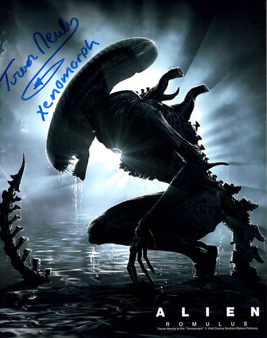 Trevor Newlin "ALIEN Romulus" signed 8x10 photo