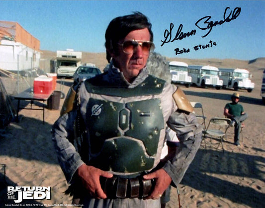Glenn Randall Jr. "Star Wars Return of the Jedi" signed 8x10 photo