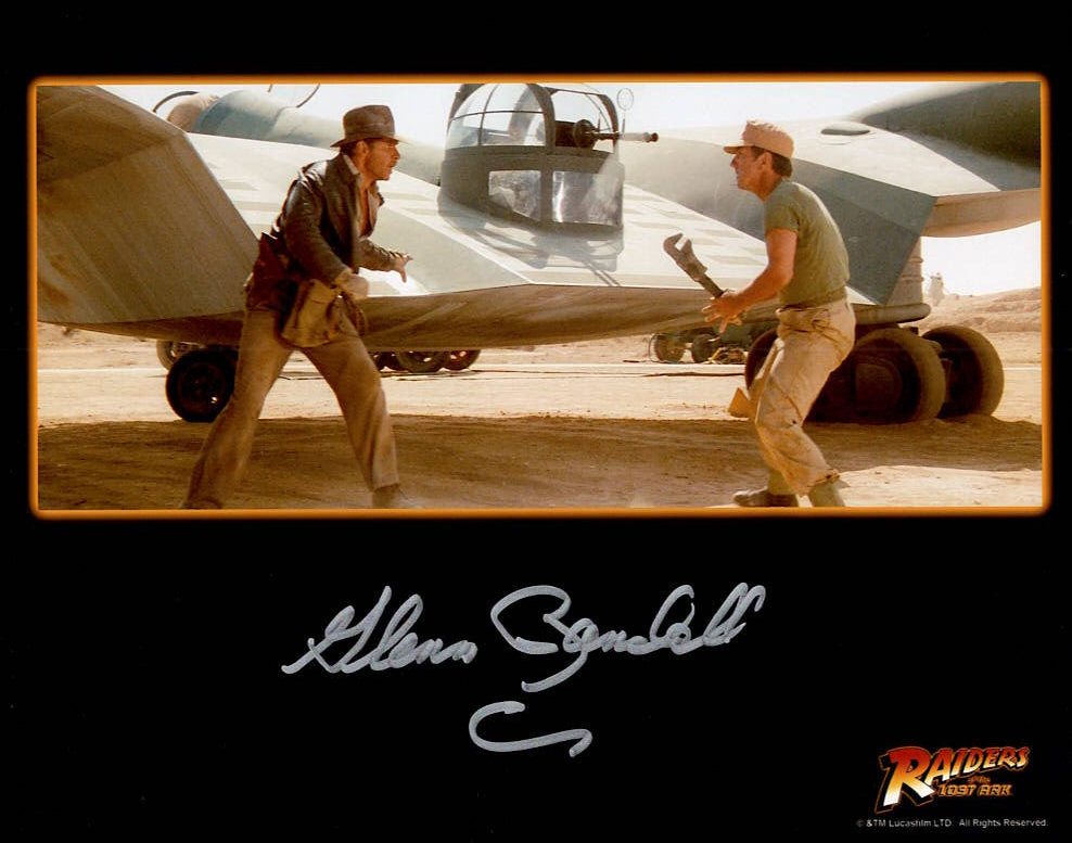 Glenn Randall Jr. "Raider of the Last Ark" signed 8x10 photo