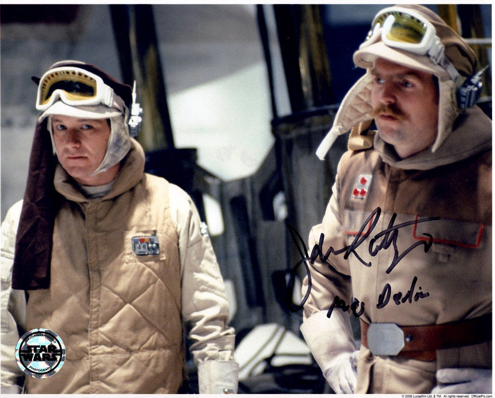 John Ratzenberger "Star Wars The Empire Strikes Back" signed 8x10 phtoo