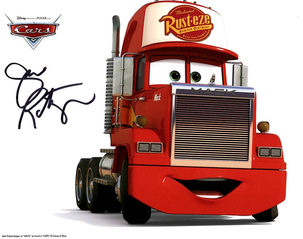 John Ratzenberger "CARS" signed 8x10 photo