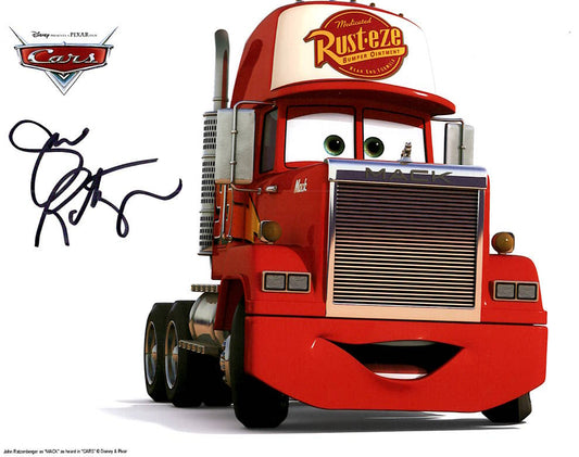 John Ratzenberger "CARS" signed 8x10 photo