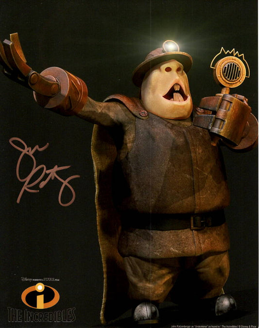 John Ratzenberger "The Incredibles" signed 8x10 photo