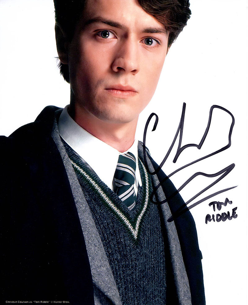Christian Coulson "Harry Potter and the Chamber of Secrets" signed 8x10 photo