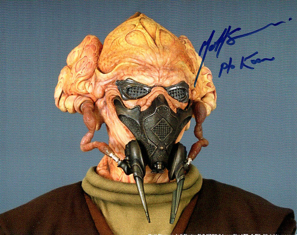 Matt Sloan "Star Wars Episode II Attack of the Clones" signed 8x10 photo