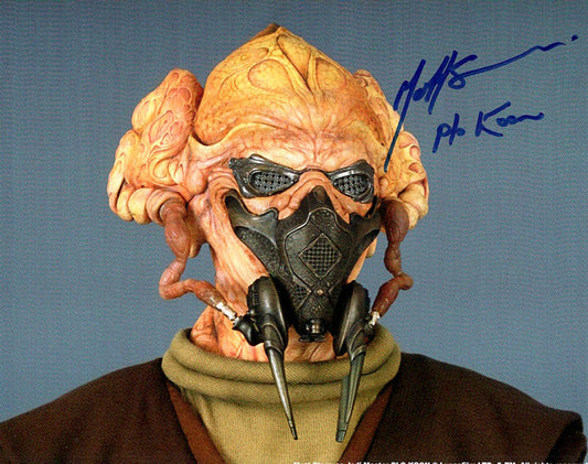 Matt Sloan "Star Wars Episode II Attack of the Clones" signed 8x10 photo