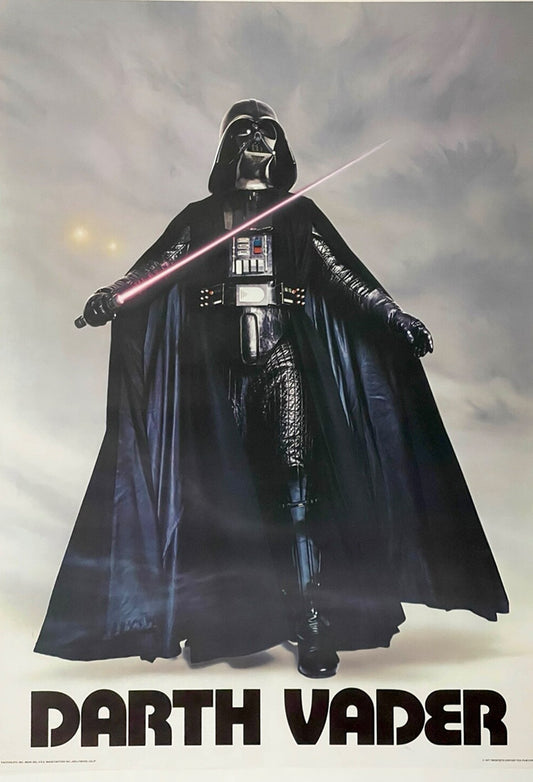 PRE-ORDER Bryce Eller "Darth Vader" signed ORIGINAL FACTORS INC Darth Vader poster