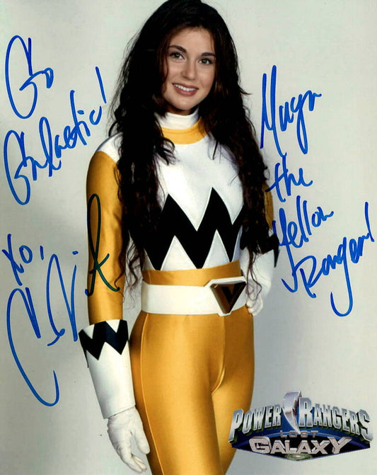 Cerina Vincent "Power Rangers" signed 8x10 photo