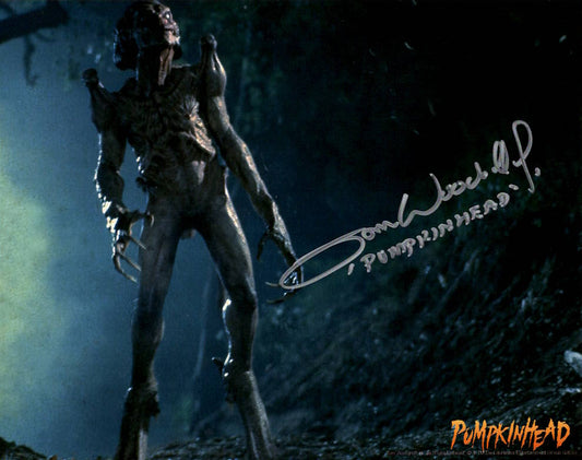 Tom Woodruff Jr. "Pumpkinhead" signed 8x10 photo