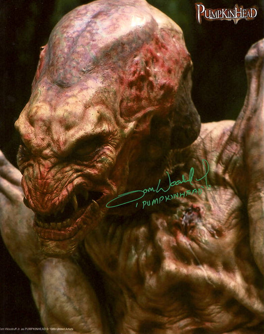 Tom Woodruff Jr. "Pumpkinhead" signed 8x10 photo