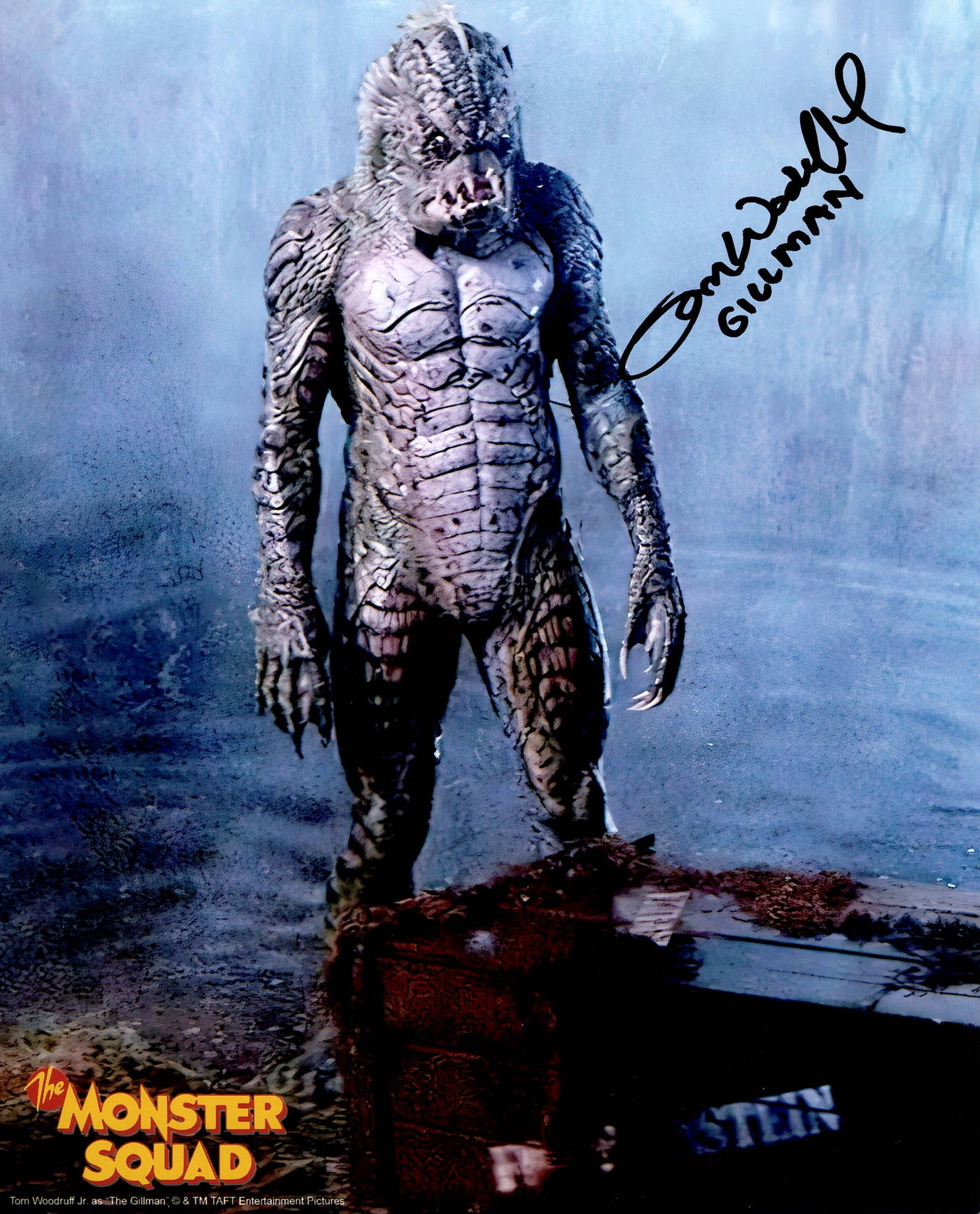 Tom Woodruff Jr. "The Monster Squad" signed 8x10 photo